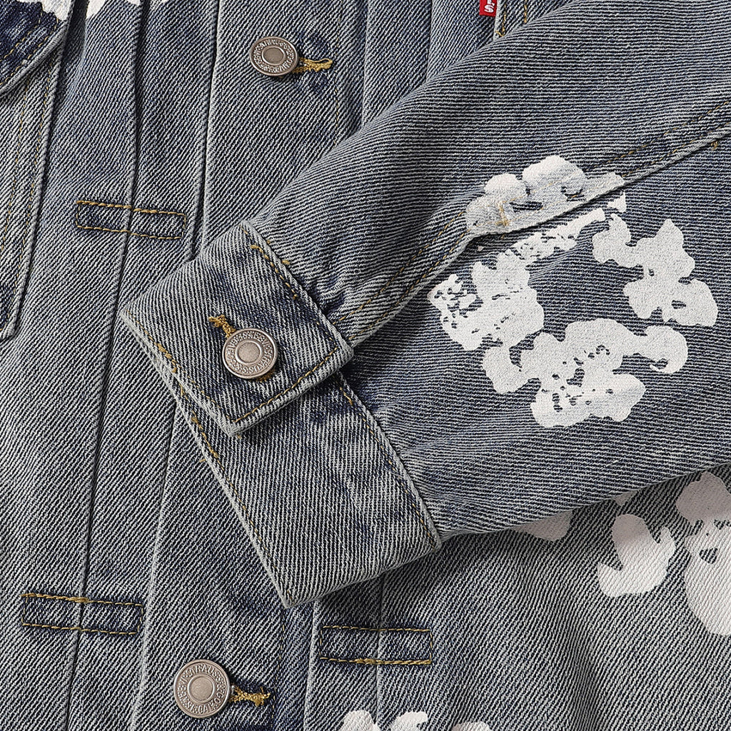 Denim Tears All‑Over Floral Print Streetwear Jacket