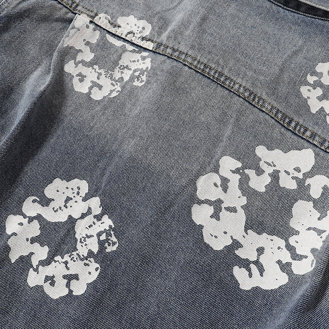 Denim Tears All‑Over Floral Print Streetwear Jacket
