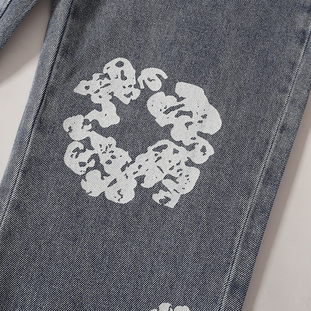 Denim Tears Cotton Wreath Blue Denim Jeans