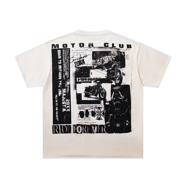 Majestik “Motor Club” Ride Forever Vintage Tee Main Image