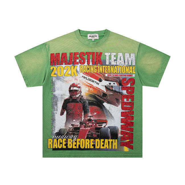 Majestik “Race Before Death” F1 Racing Vintage Tee Hover Image