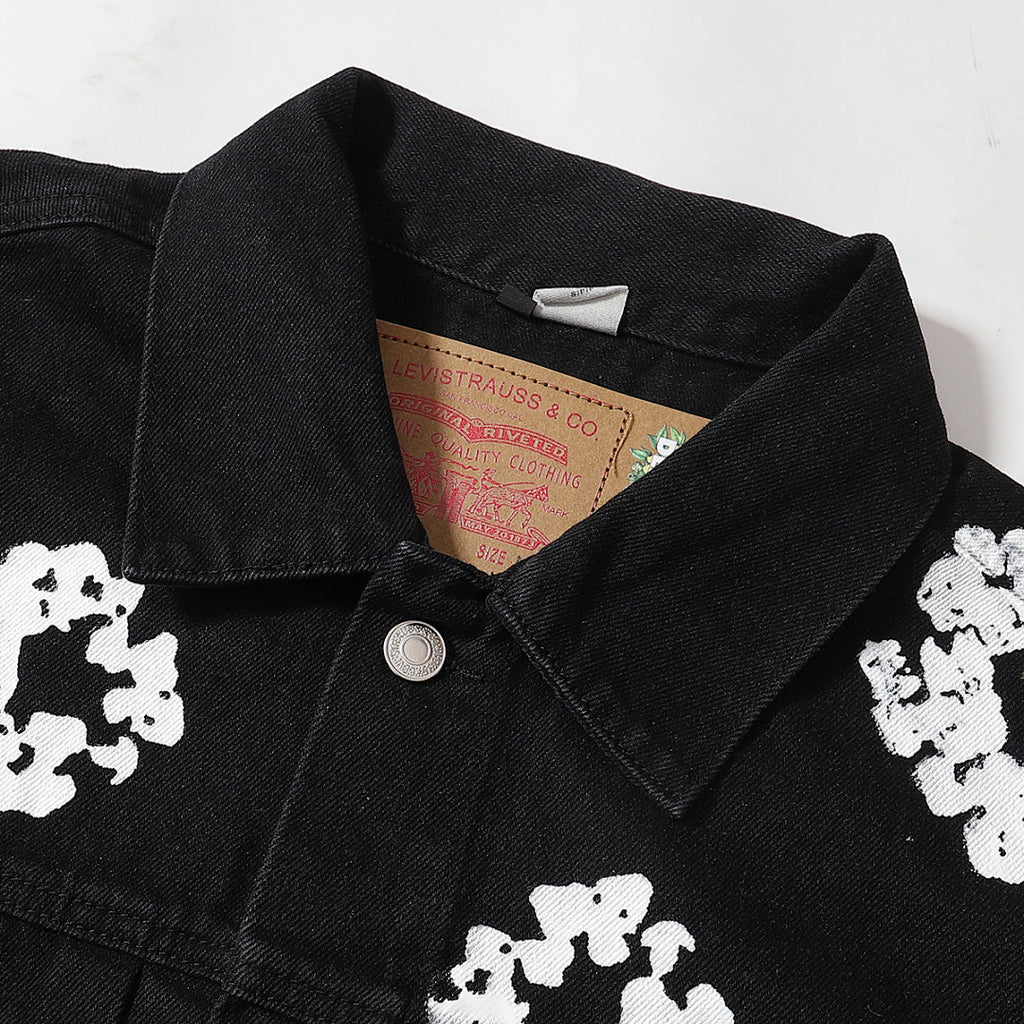 Denim Tears Black Denim Trucker Jacket