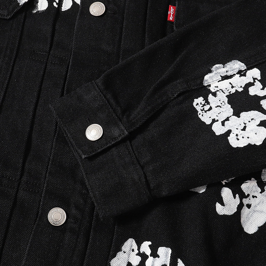 Denim Tears Black Denim Trucker Jacket