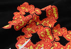 Denim Tears Orange Cotton Wreath Black Pullover Hoodie
