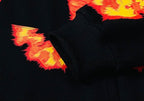 Denim Tears Orange Gradient Black Hoodie
