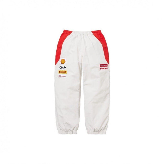 Supreme × Ducati Racing Track Pants – White Hover Image
