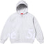 Supreme Big Logo Zip-Up Hoodie – Grey