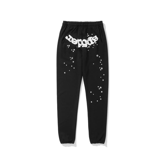 Sp5der foam printed 555 men's spider web hooded sports shirt Young Thub casual pants sports set (46) Hover Image