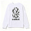 BAPE Style "BY BATHING APE" Camo Ape Head Long-Sleeve Tee - White/Monochrome Camo
