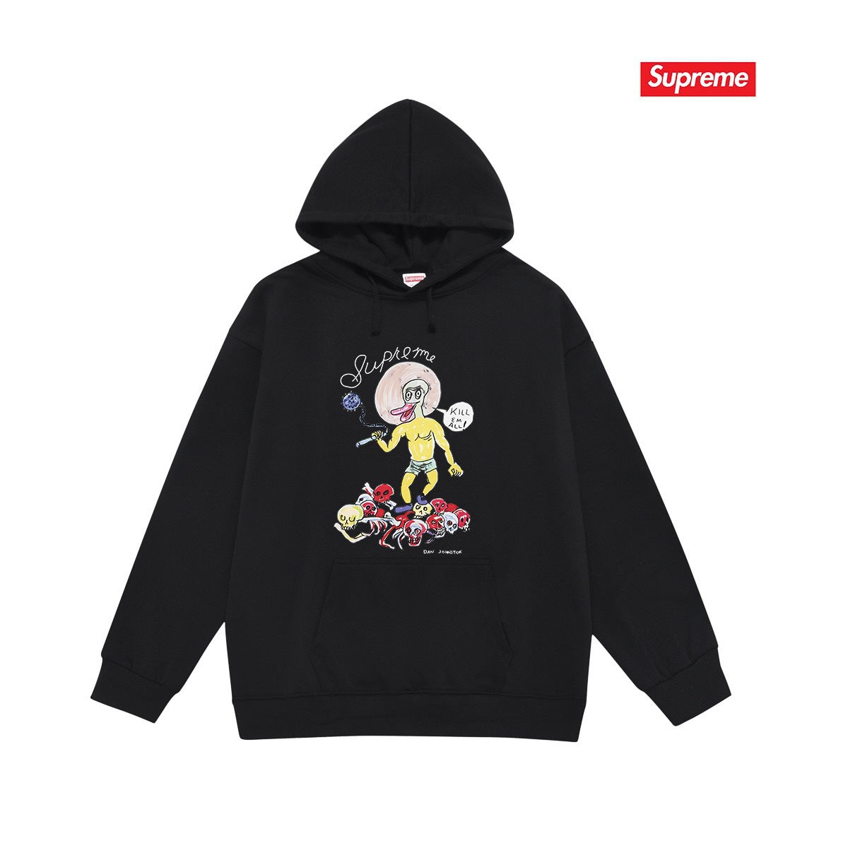 Supreme × Daniel Johnston Hoodie – Black
