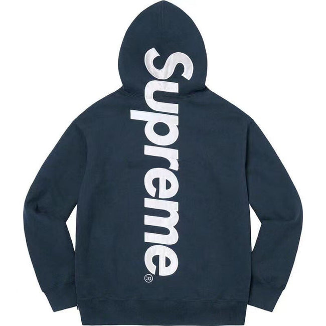 Supreme 22FW Satin Appliqué Hooded Sweatshirt Hover Image