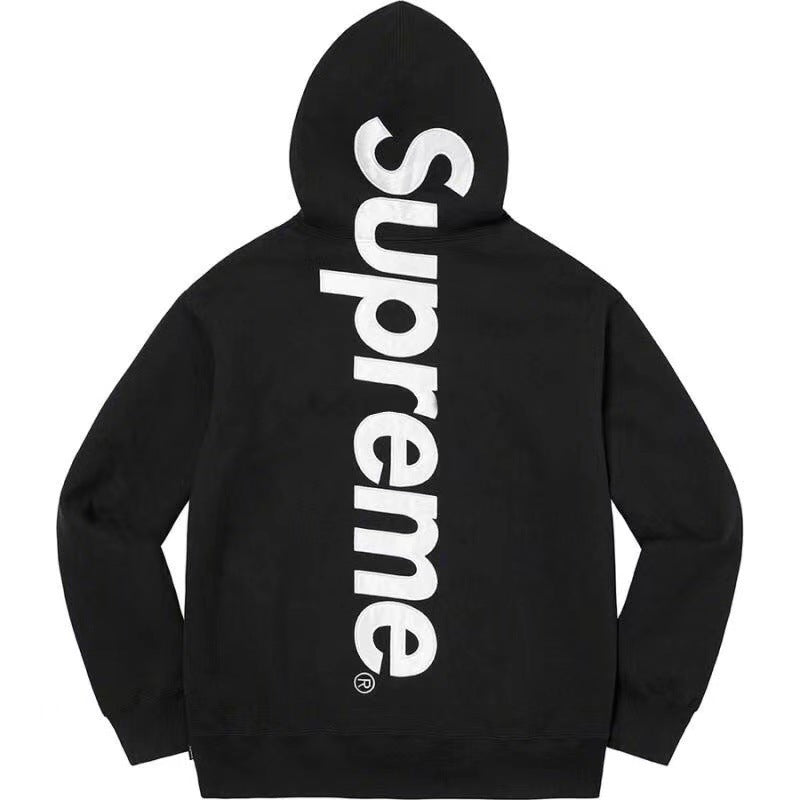 Supreme 22FW Satin Appliqué Hooded Sweatshirt