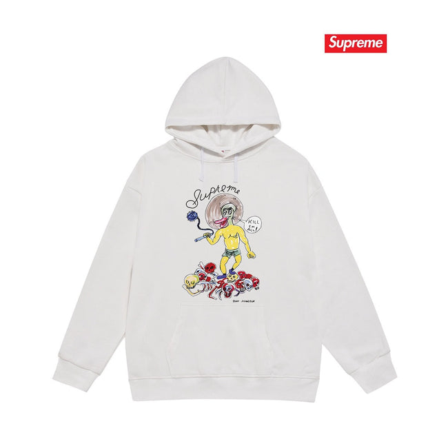 Supreme × Daniel Johnston Hoodie – White Hover Image