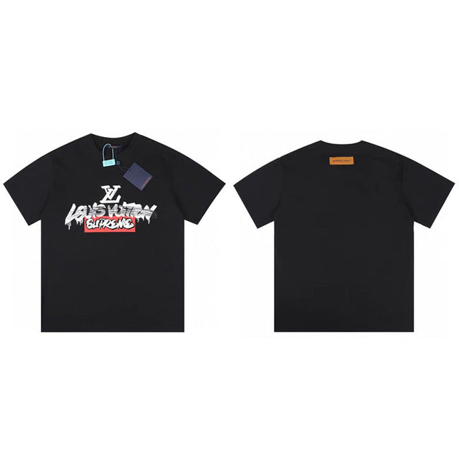 Supreme × Louis Vuitton Graffiti Tee – Black Hover Image