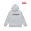 Supreme Skull Logo Hoodie – Grey