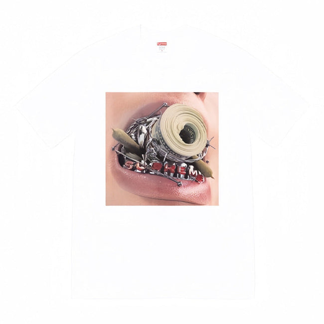 Supreme Grillz Photo Graphic Tee – White Hover Image