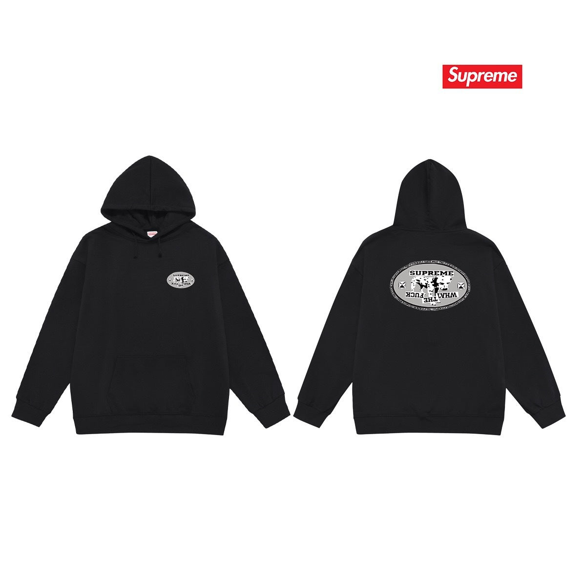 Supreme WTF Hoodie – Black