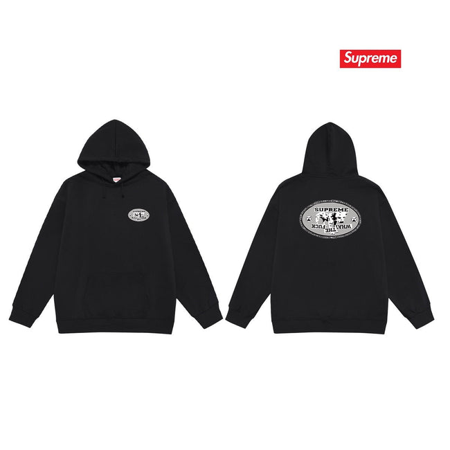 Supreme WTF Hoodie – Black Hover Image