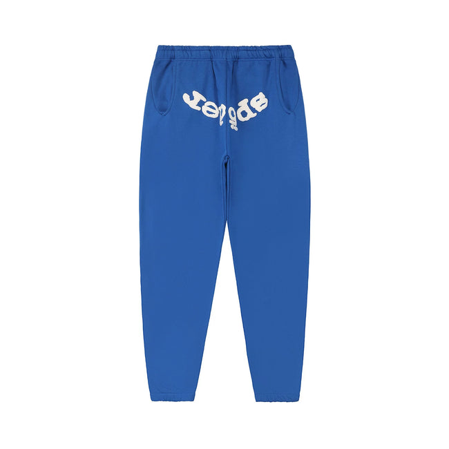 Sp5der foam printed 555 men's spider web hooded sports shirt Young Thub casual pants sports set (70) Hover Image