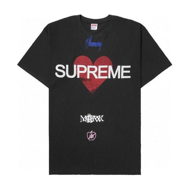 Supreme Heart Tee – Black Hover Image