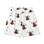 Denim Tears Clean white lightweight mesh athletic shorts