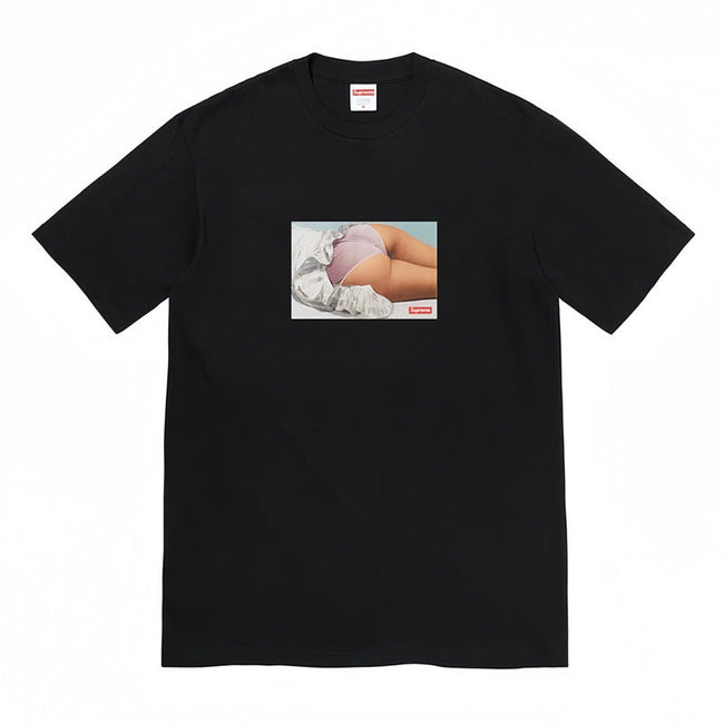 Supreme Photo Print Graphic Tee – Black Hover Image