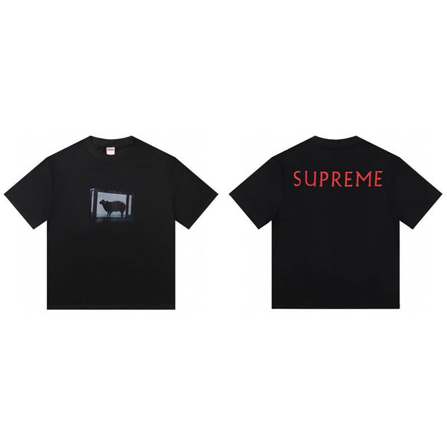 Supreme Black Sheep Photo Tee – Black Hover Image