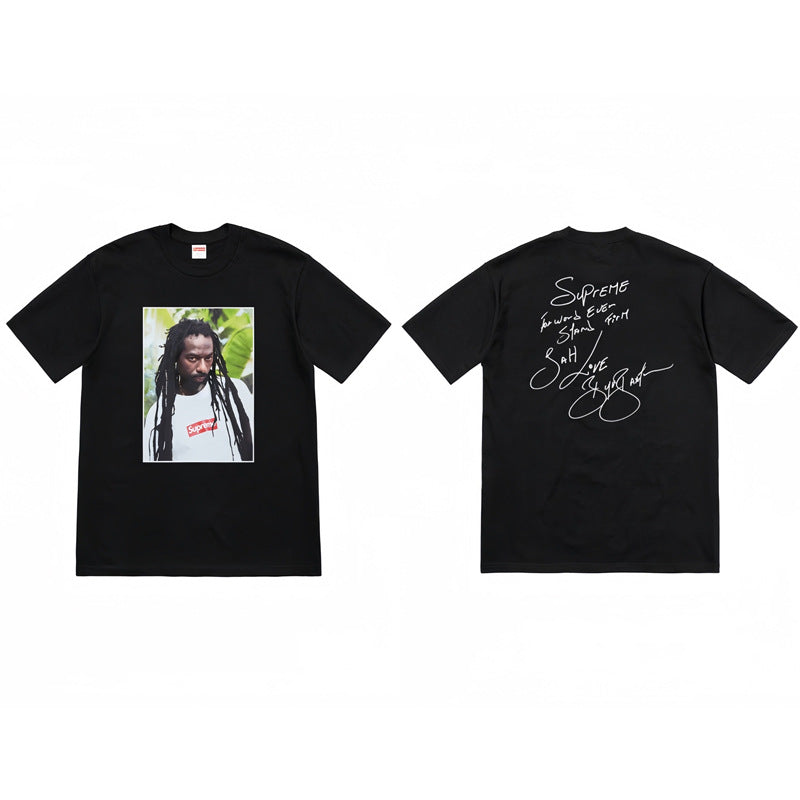 Supreme × Buju Banton Graphic Tee – Black