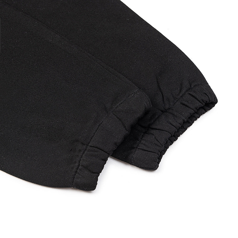 Denim Tears Black Floral Graphic Print Jogger Sweatpants