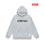 Supreme Mixed Font Hoodie – Grey