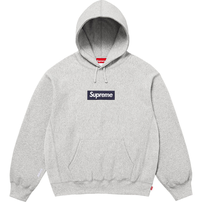 Supreme BOX Logo Hoodie – Grey Hover Image