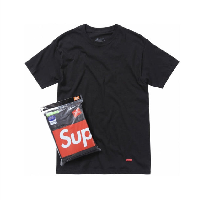 Supreme x Hanes Tagless Tee Hover Image