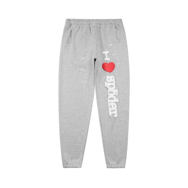 Sp5der foam printed 555 men's spider web hooded sports shirt Young Thub casual pants sports set (62) Hover Image