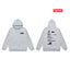 Supreme Multi-Text Hoodie – Grey