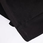 Denim Tears Black Oversized Short Sleeve Tee with Gold Denim Tears Text Graphic