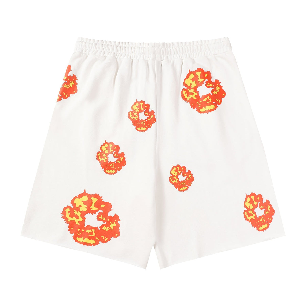 Denim Tears Clean off-white soft cotton casual sweat shorts