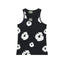 Denim Tears Black All Over White Floral Wreath Print Ribbed Slim Tank Top