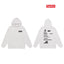 Supreme Multi-Text Hoodie – White