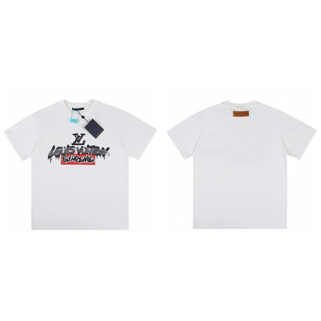 Supreme × Louis Vuitton Graffiti Tee – White Hover Image