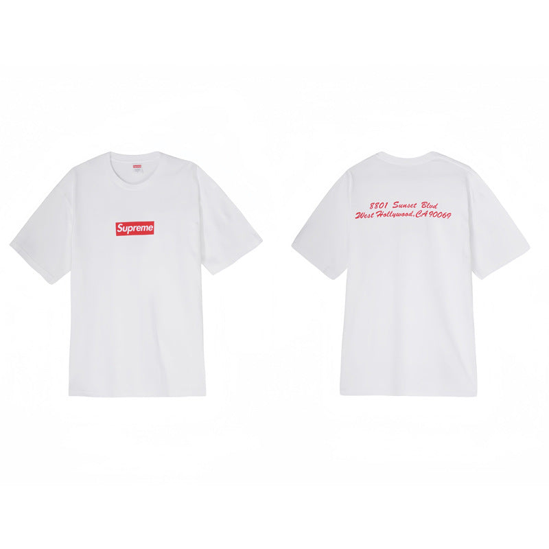 Supreme West Hollywood Box Logo Tee – White