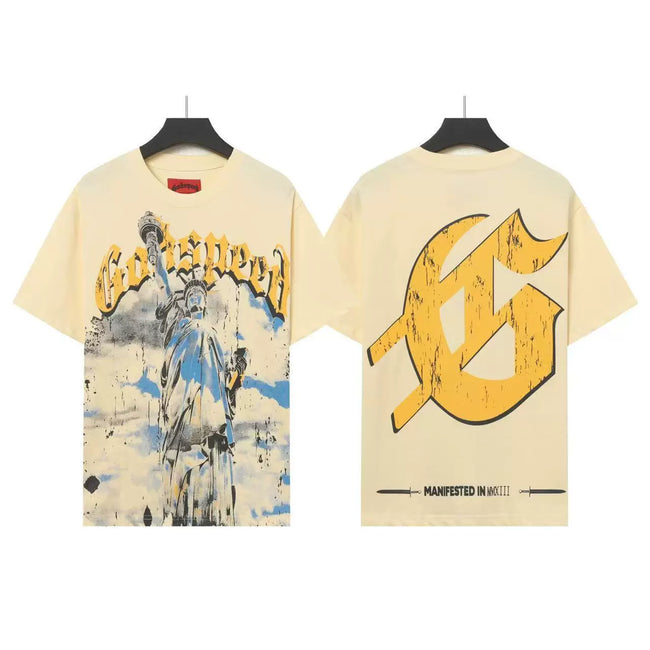 Godspeed Warrior Vintage Graphic T-Shirt – Cream Hover Image
