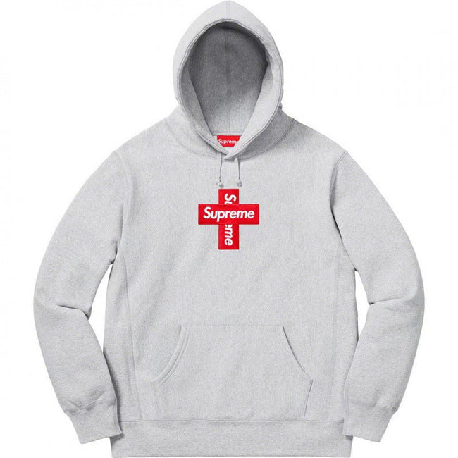 Supreme 20FW Cross Box Logo Hooded Sweatshirt Hover Image