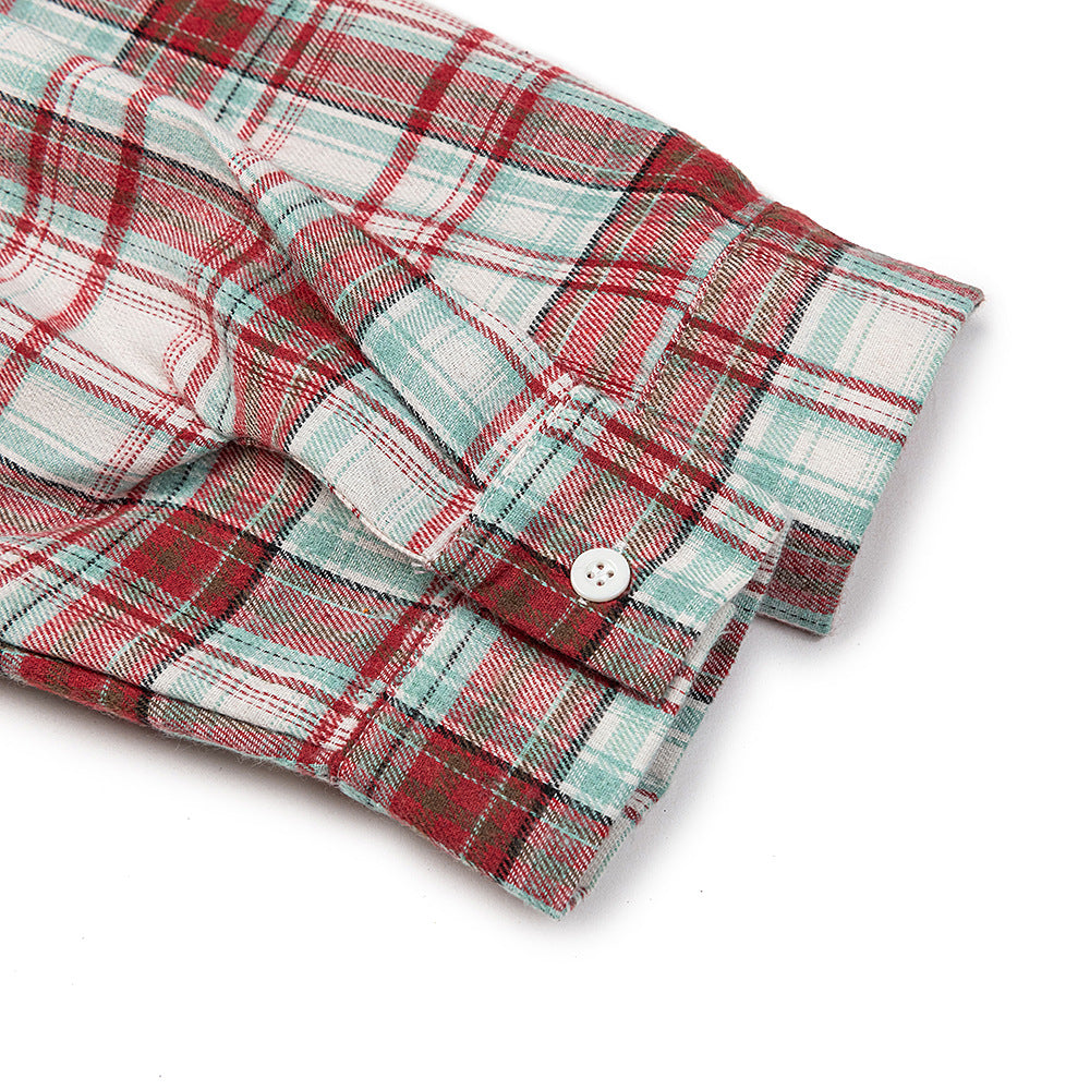 Denim Tears Shirt Plaid Long Sleeve Shirt