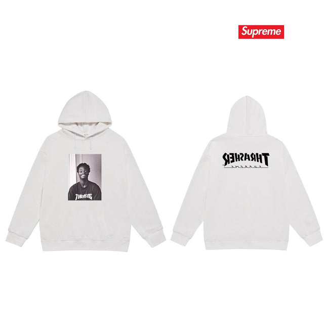 Supreme × Thrasher Hoodie – White Hover Image