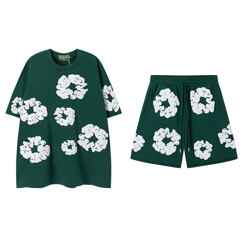 Denim Tears Green Cotton Wreath Matching Set
