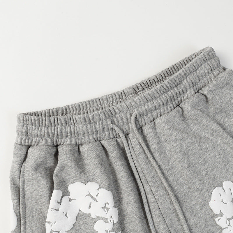 Denim Tears Grey Cotton Sweat Shorts