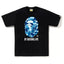 BAPE Style Camo Big Ape Head Short-Sleeve Tee - Black/Blue