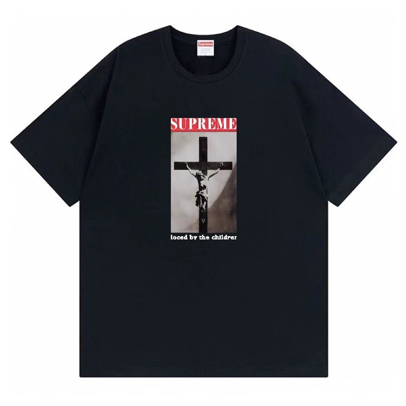 Supreme Watercolor Tee – Black