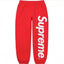 Supreme Spellout Logo Sweatpants – Red