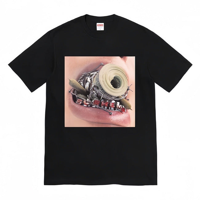 Supreme Grillz Photo Graphic Tee – Black Hover Image